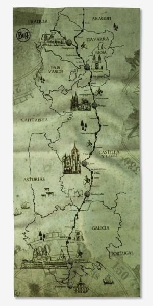 BUFF COOLNET UV® CAMINO FRANCES BOYUNLUK