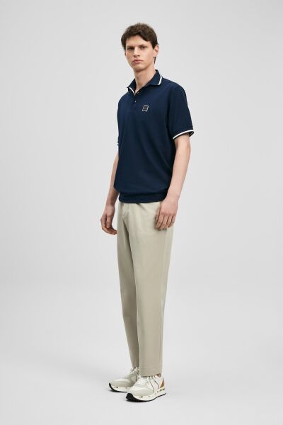 Lufian Grom Smart Erkek Polo Tişört 111040232 Siyah - 4XL