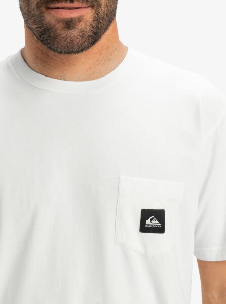 Quiksilver Salt Water Pocket Ss Tee Erkek T-Shirt Beyaz - XXL