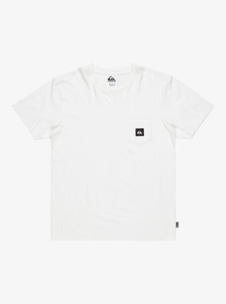 Quiksilver Salt Water Pocket Ss Tee Erkek T-Shirt Beyaz - XXL
