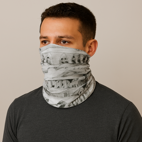 BUFF COOLNET UV® CAMINO RECUERDOS BOYUNLUK Gri