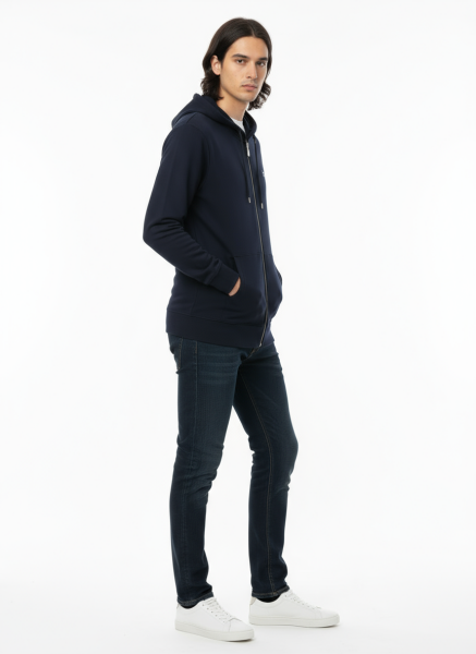 GAMP TAM FERMUARLI KAPŞONLU HIRKA XXL - Lacivert