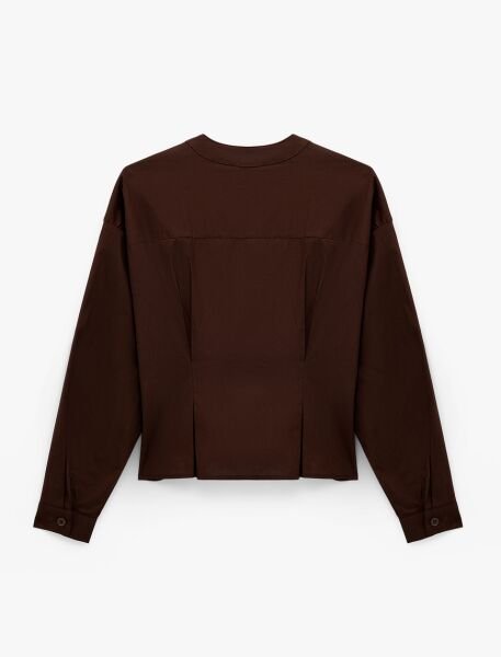 Koton Kahverengi Gömlek 6Sak60351Uw Kahverengi - 44