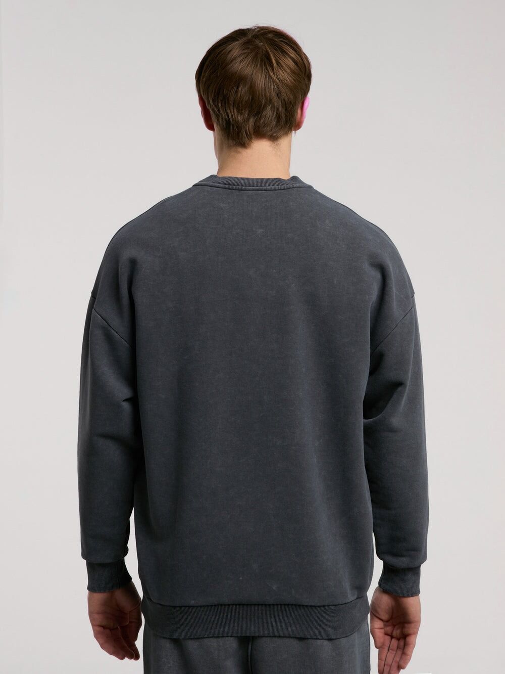 Everlast Authentic Boxing Oversize Antrasit Erkek Sweatshirt XL - Antrasit