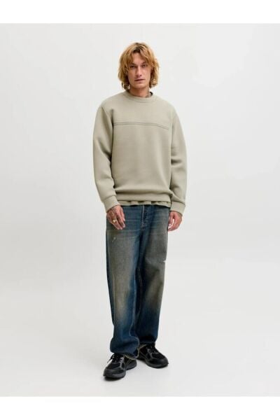 Jack & Jones  Erkek  Bisiklet Yaka Sweatshirt