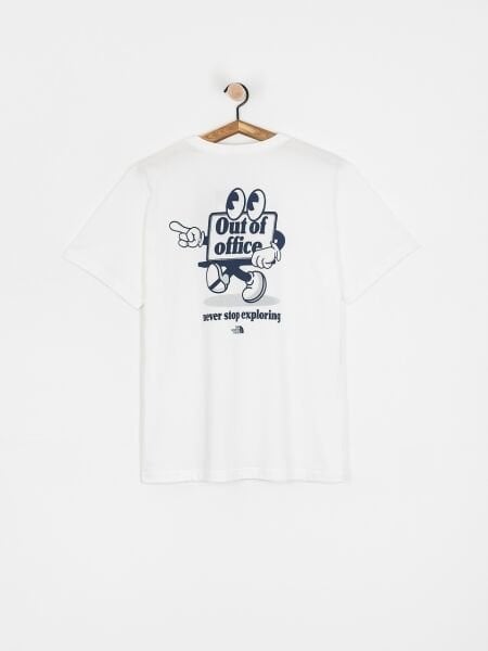 The North Face Cartoon Logo Relaxed Tee Erkek T-Shirt Beyaz - L