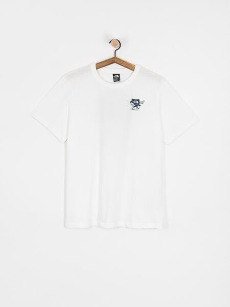 The North Face Cartoon Logo Relaxed Tee Erkek T-Shirt Beyaz - M