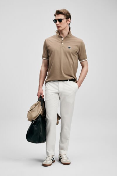 Lufian Grom Smart Erkek Polo Tişört 111040232 XXL - TOPRAK