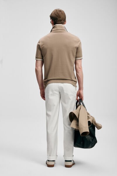 Lufian Grom Smart Erkek Polo Tişört 111040232 XXL - TOPRAK