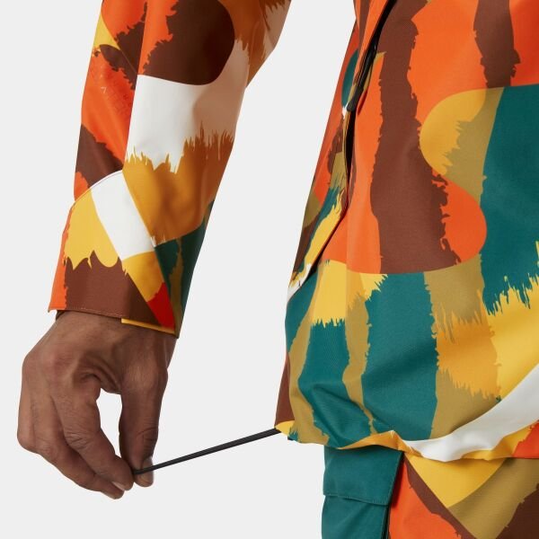 Helly Hansen ULLR D Shell Graphic Erkek Kayak Ceketi Renkli - XL