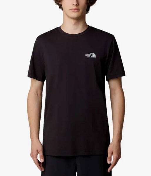 The North Face Ss Reflective Box Nse Tee Erkek T-Shirt Siyah - S