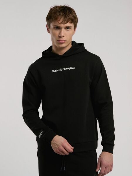 Everlast Champions Collection Siyah Erkek Kapüşonlu Sweatshirt XL - Siyah