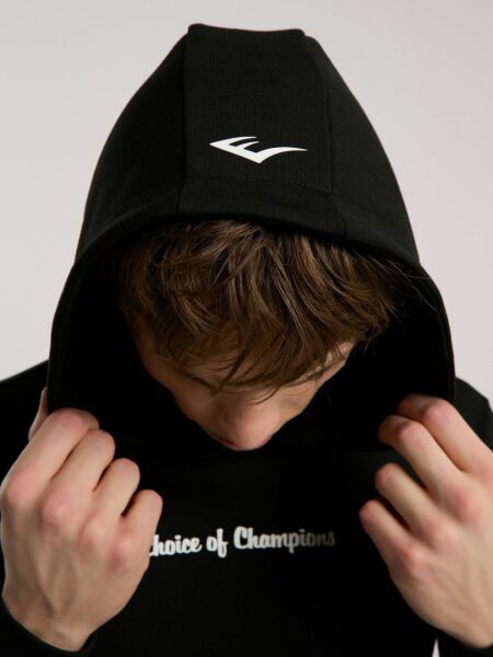 Everlast Champions Collection Siyah Erkek Kapüşonlu Sweatshirt XL - Siyah