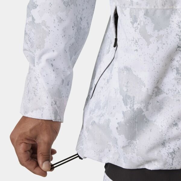 Helly Hansen ULLR D Shell Graphic Erkek Kayak Ceketi Gri - XS