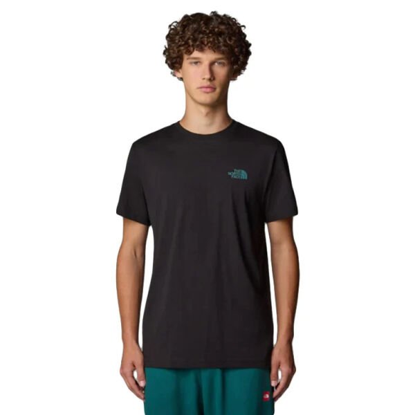 The North Face M Ss Box Nse Tailgrid Infill Tee Erkek T-Shirt Siyah - S