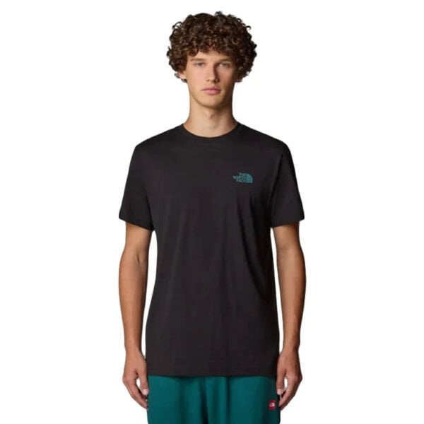The North Face M Ss Box Nse Tailgrid Infill Tee Erkek T-Shirt Siyah - S