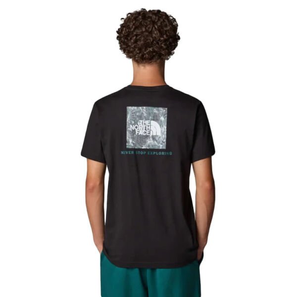 The North Face M Ss Box Nse Tailgrid Infill Tee Erkek T-Shirt Siyah - S