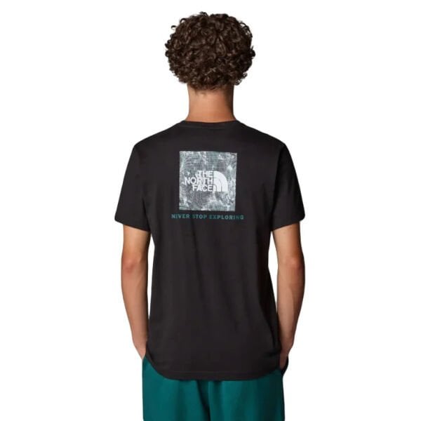 The North Face M Ss Box Nse Tailgrid Infill Tee Erkek T-Shirt Siyah - S