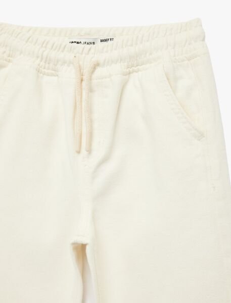 Koton Ekru Pantolon 6Skb40026Td Ekru - 9-10