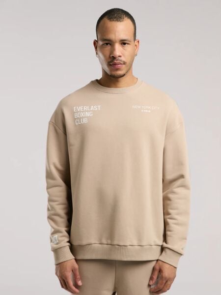 Everlast Boxing Club Erkek Sweatshirt TM0021 Kum - L
