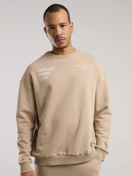Everlast Boxing Club Erkek Sweatshirt TM0021 Kum - L