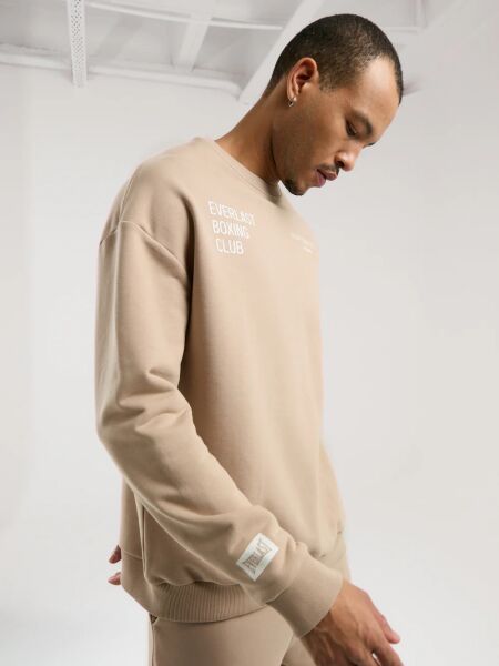 Everlast Boxing Club Erkek Sweatshirt TM0021 Kum - L