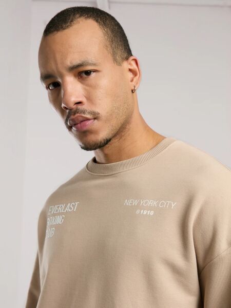 Everlast Boxing Club Erkek Sweatshirt TM0021 Kum - L