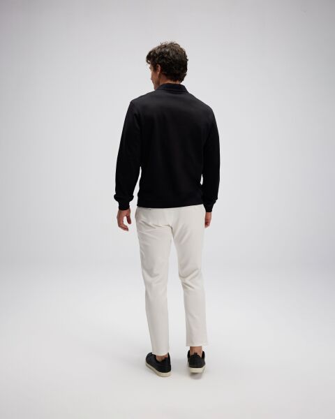 Ellesse Erkek Polo Sweatshırt Em633 Lacivert - XXL