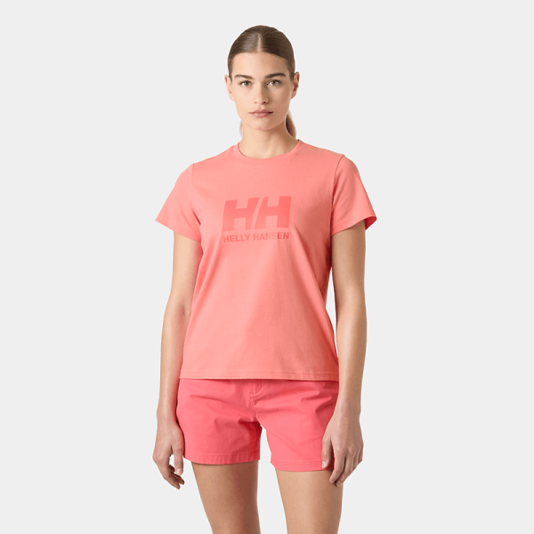 Helly Hansen W Hh Logo Kadın T-Shirt 3.0 S - Coral Almond