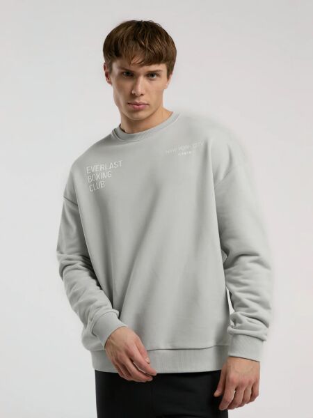 Everlast Boxing Club Erkek Sweatshirt TM0021 Gri - L