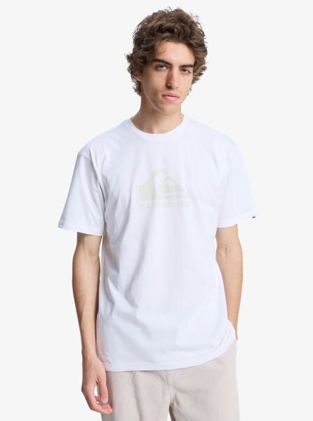 Quiksilver Ev Comp Logo Ss Erkek T-Shirt Beyaz - XL