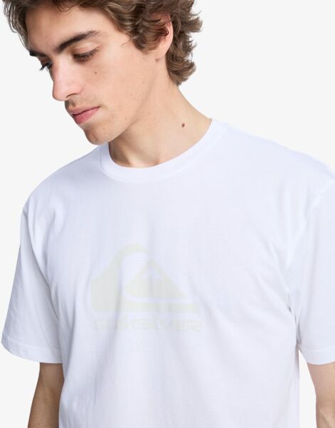 Quiksilver Ev Comp Logo Ss Erkek T-Shirt Beyaz - XL