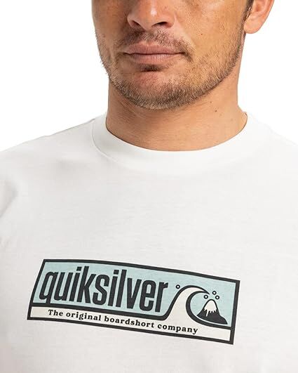 Quiksilver Evo Endless Type Ss Erkek T-Shirt Beyaz - XXL