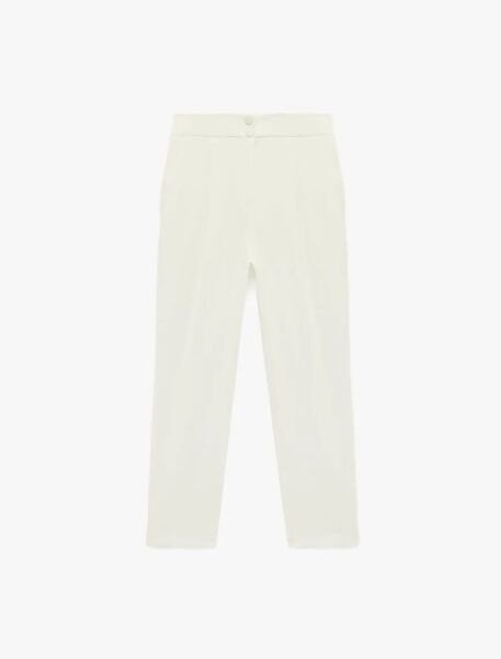 Koton Kırık Beyaz Pantolon 6Sak40105Uw Beyaz - 48