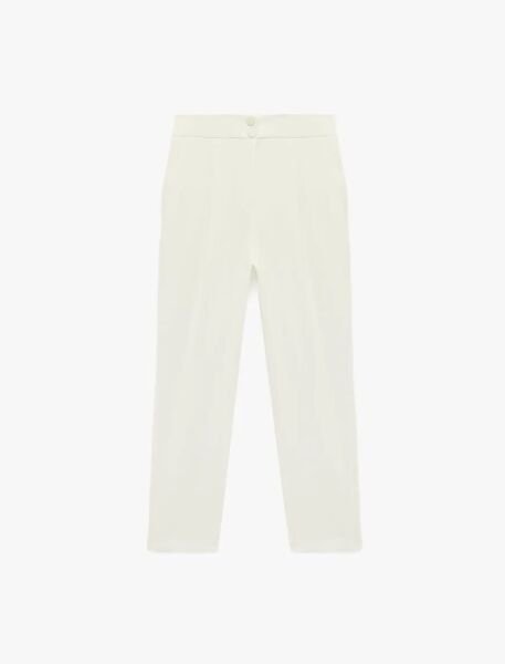 Koton Kırık Beyaz Pantolon 6Sak40105Uw Beyaz - 48