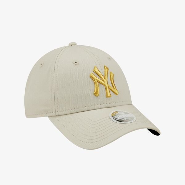 New Era Wmns Metallic Logo 9Forty Neyyan Bej Şapka Bej - Standart
