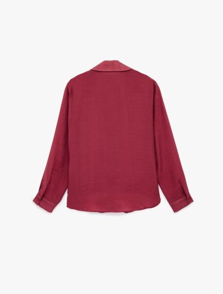 Koton Gül Kurusu Gömlek 6Sak60100Pw 42 - Gül Kurusu