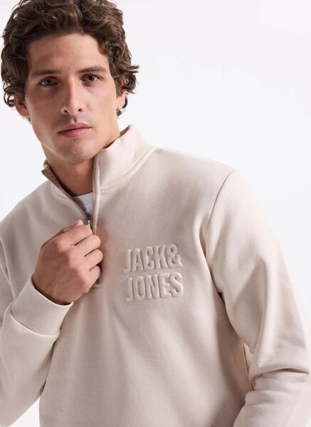 Jack & Jones  Erkek  Dik Yaka Sweatshirt