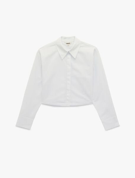 Koton Beyaz Gömlek 6Sak60103Pw Beyaz - 42