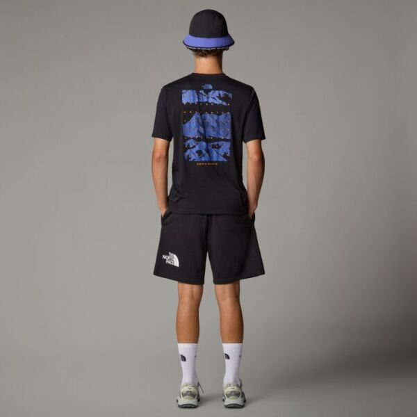 The North Face Foundation Mountains Faces Tee Erkek T-Shirt Siyah - S