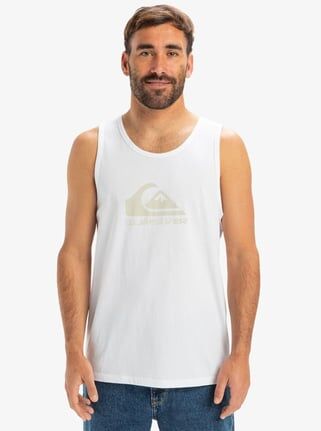 Quiksilver Ev Comp Logo Tank Erkek Atlet Beyaz Beyaz - XXL