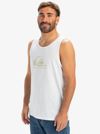 Quiksilver Ev Comp Logo Tank Erkek Atlet Beyaz Beyaz - XXL