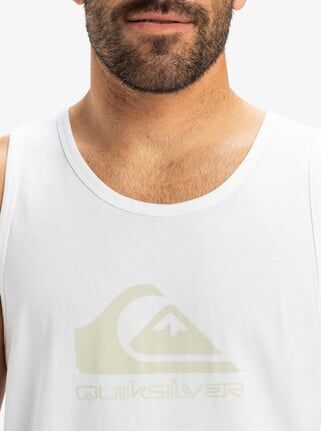 Quiksilver Ev Comp Logo Tank Erkek Atlet Beyaz - XXL