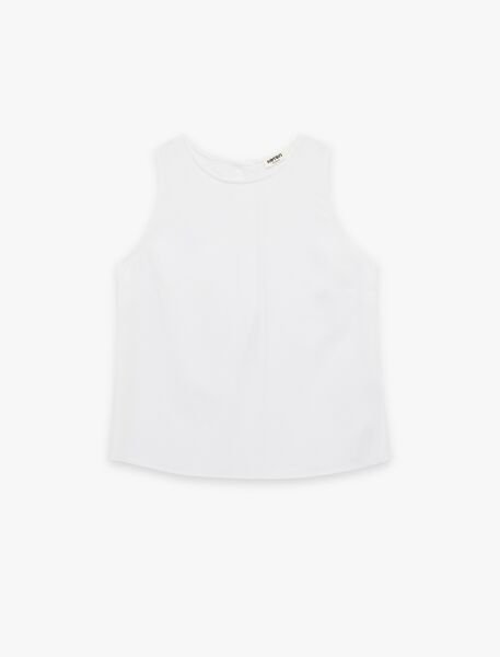 Koton Kırık Beyaz Gömlek 6Sak60113Uw Beyaz - 44