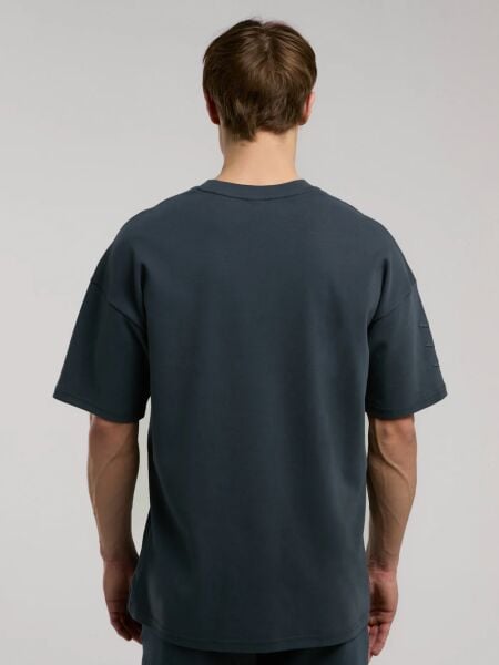 Ever Relaxed Oversize Siyah Erkek Tişört Koyu Gri - L