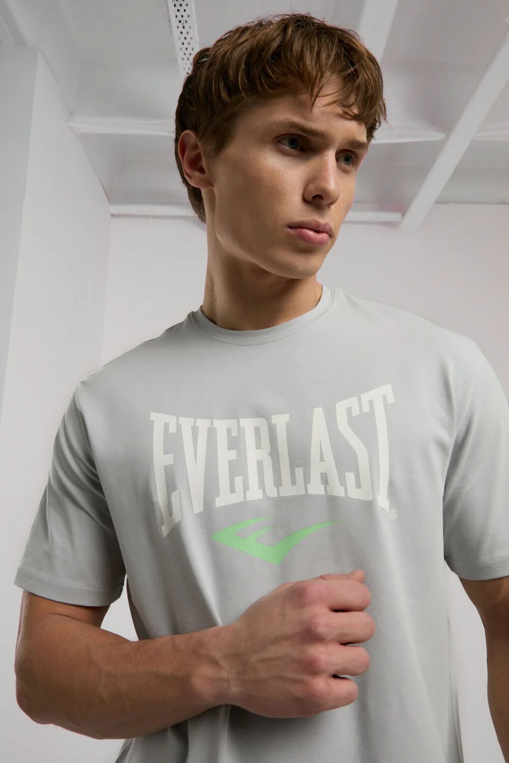 Everlast Boxing Club Erkek Tişört TM0015 113 Gri - XL