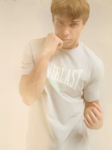 Everlast Boxing Club Erkek Tişört TM0015 113 Gri - XL