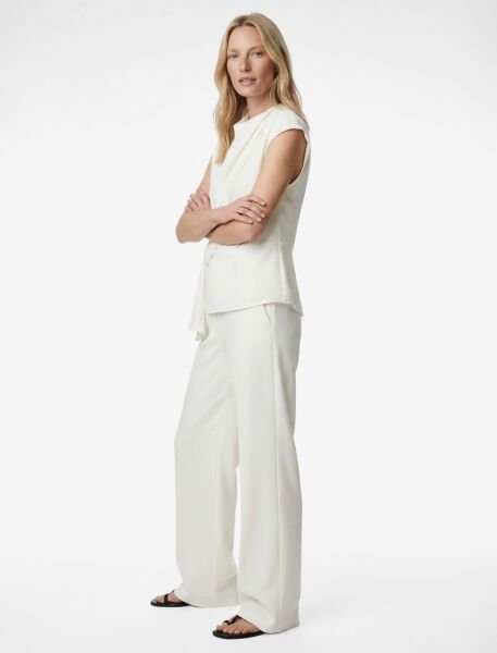 Koton Beyaz Bluz 6Sak60114Uw Beyaz - 44