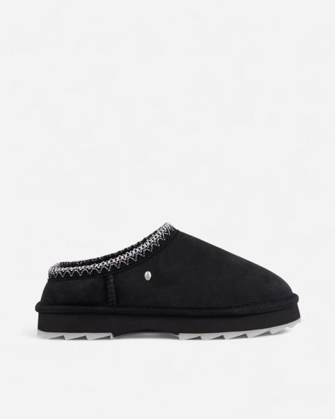 EMU Australia Sharky Scuff Kadın Kahverengi Terlik W13179 Siyah - 39