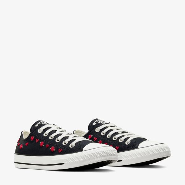 Converse Chuck Taylor All Star Valentine's Day Roses Kadın Siyah Sneaker